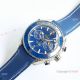 Copy Omega Seamaster Planet Ocean 600m Chronograph Watches Blue Rubber Strap (11)_th.jpg